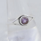 Natural Peridot Silver Rings