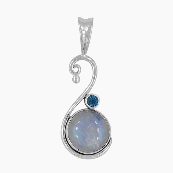 925 Silver Natural Labradorite Pendants