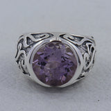 Natural Dominican Larimar Silver Rings