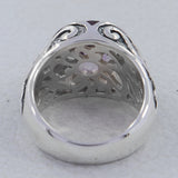 Natural Dominican Larimar Silver Rings