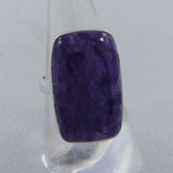 925 Sterling Silver Charoite Ring