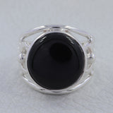 925 Sterling Silver Dendritic Opal Rings