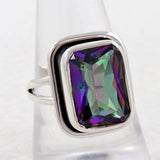 925 Silver Mystic Quartz Rings