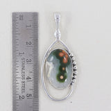 925 Silver Ocean Jasper Pendants