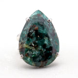 925 Sterling Silver Green Kyanite Ring