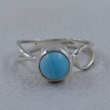 925 Sterling Silver Iolite Ring