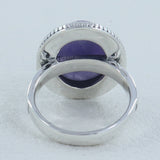 Hackmanite Silver Ring