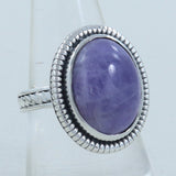 Hackmanite Silver Ring