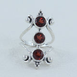 Multi-Gemstones Designer Ring in 925 Sterling Silver