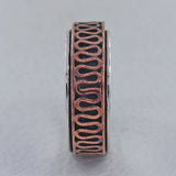 925 Sterling Silver Dual Tone Band Rings