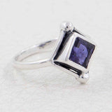 925 Sterling Silver Amethyst Ring