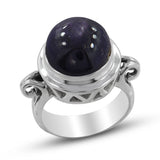 925 Sterling Silver Blue Topaz Rings