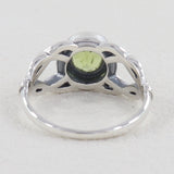 Red Garnet Silver Rings