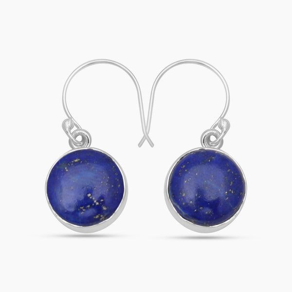 Lapis Lazuli Silver Earrings