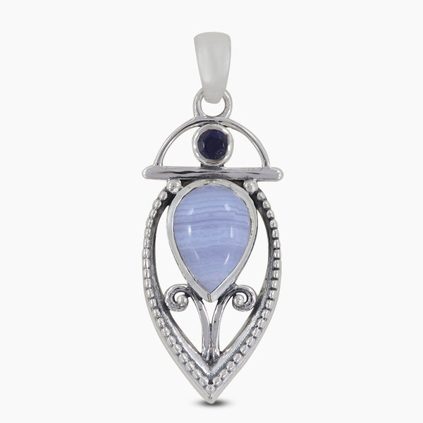 925 Sterling Silver Kyanite Pendants