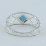 Larimar Silver Ring