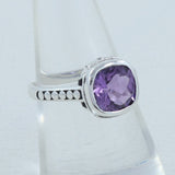 Amethyst  Silver Ring