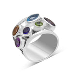 925 Sterling Silver Blue Topaz Rings