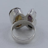 Rough Bear Quartz Silver Rings