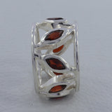 925 Silver Blue Topaz Band Ring