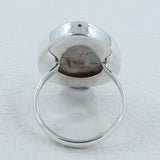 Mother Of Pearl Silver Rings