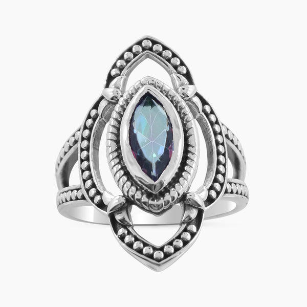 Mystic Quartz Silver Rings