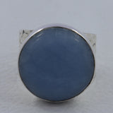 925 Sterling Silver Blue Opal Ring