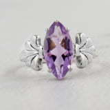 925 Sterling Silver Amethyst Rings