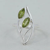 Garnet Gemstone Sterling Silver Ring