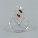 Garnet Gemstone Sterling Silver Ring