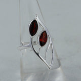 Garnet Gemstone Sterling Silver Ring