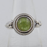 925 Sterling Silver Tourmaline Ring