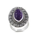 925 Sterling Silver Larimar Ring