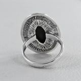 925 Sterling Silver Larimar Ring