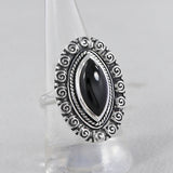 925 Sterling Silver Larimar Ring