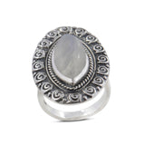 925 Sterling Silver Larimar Ring