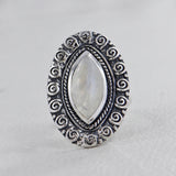 925 Sterling Silver Larimar Ring