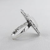 925 Sterling Silver Larimar Ring