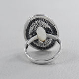 925 Sterling Silver Larimar Ring