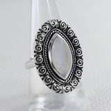925 Sterling Silver Larimar Ring