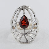 925 Sterling Silver Blue Topaz Rings