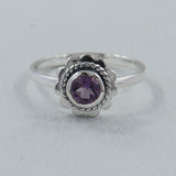 925 Sterling Silver Natural Garnet Rings