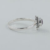 925 Sterling Silver Natural Garnet Rings