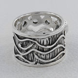 925 Sterling Silver Blue Topaz Rings