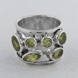 925 Sterling Silver Blue Topaz Rings