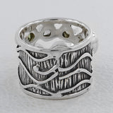 925 Sterling Silver Blue Topaz Rings