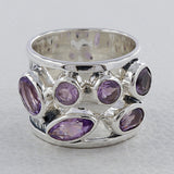 925 Sterling Silver Blue Topaz Rings