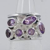 925 Sterling Silver Blue Topaz Rings