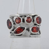 925 Sterling Silver Blue Topaz Rings