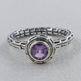 925 Sterling Silver Smoky Quartz Ring